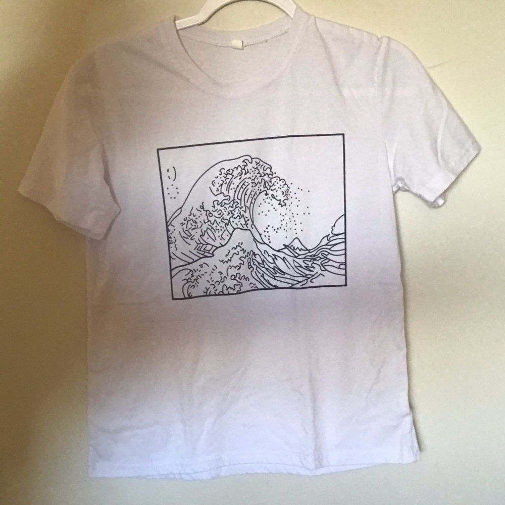 White Graphic Tee